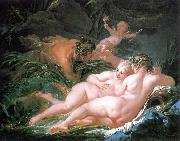 Francois Boucher Pan and Syrinx oil painting reproduction